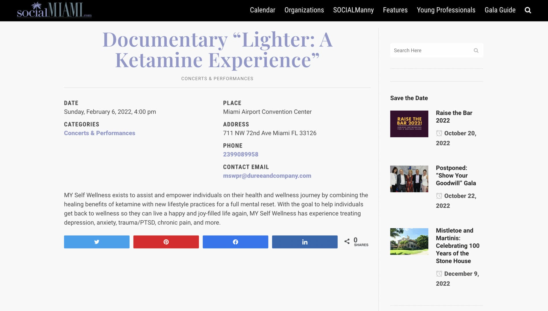 Documentary “Lighter: A Ketamine Experience”